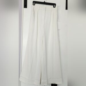 Wide Leg White Women's Wide Pants